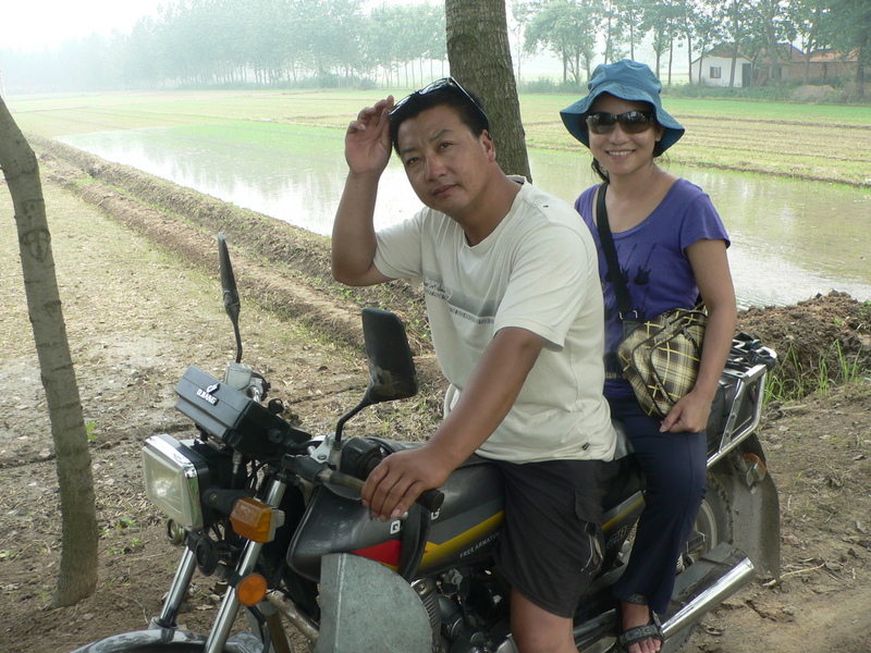 Ah Feng with our motorcyclist