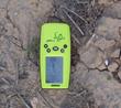 #6: The GPS handset at the exact spot of the confluence