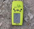 #6: GPS handset at the exact spot, on top of the salt crust