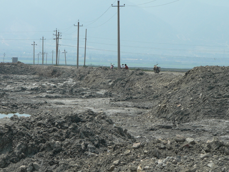 Spectators near the confluence