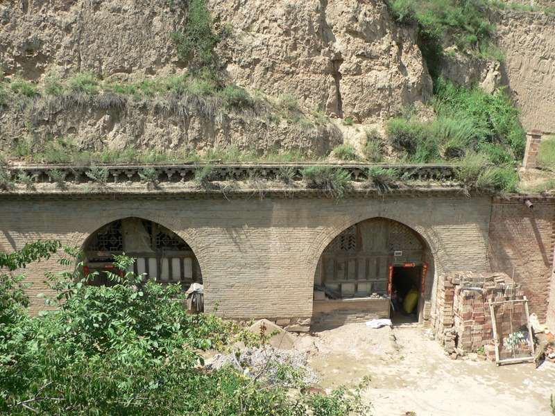 Another house carved out of the hillside