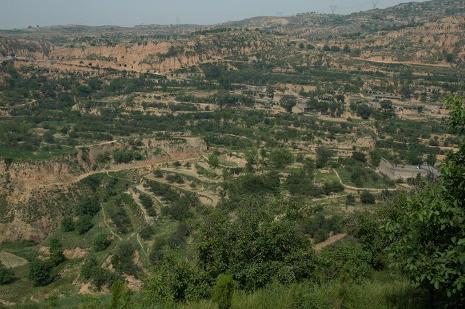 North - great view of villages on the hill side