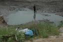 #8: A lady digging clam within meters from the Confleunce Point