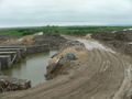 #8: Looking north, with foundations for a new bridge on the left