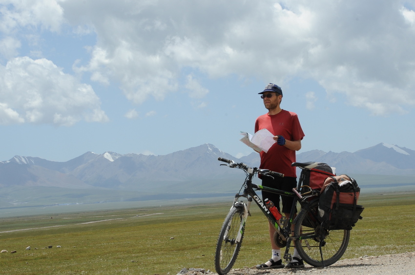 Rainer on his Bike