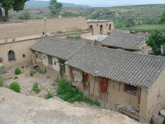 Village near confluence