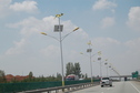 #7: Expressway lighting using dual-source renewable power from wind and sun.