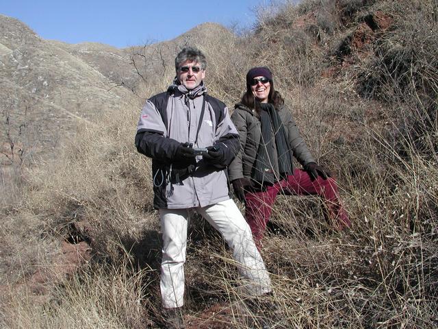 Yves and Florence at the point