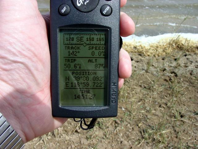 GPS at the NW corner of the lake.