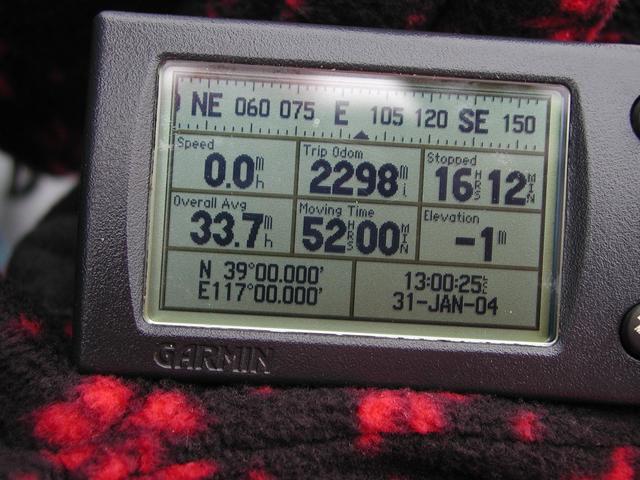 GPS reading