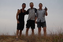 #6: Confluence hunters - left to right: Peter, Rainer, and Targ
