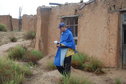 #9: Rainer checking the abandoned farm houses