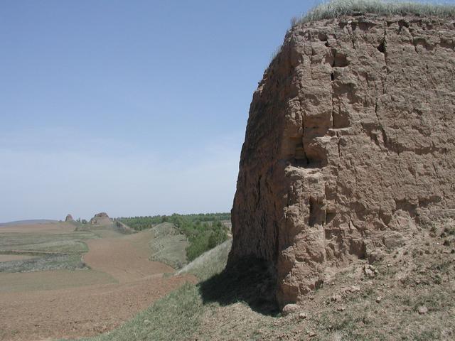 Remaining Ruin of Great Wall from Ming period near the point