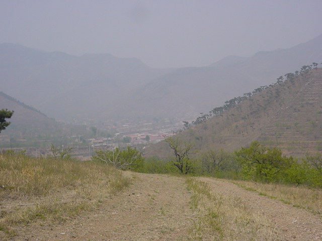 The town of Tang-Yu in the valley below the waypoint, a couple kilometres off highway 112