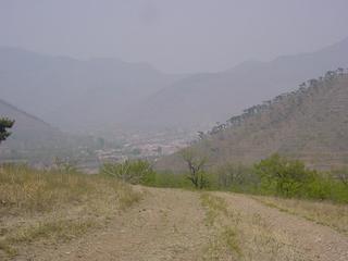 #1: The town of Tang-Yu in the valley below the waypoint, a couple kilometres off highway 112