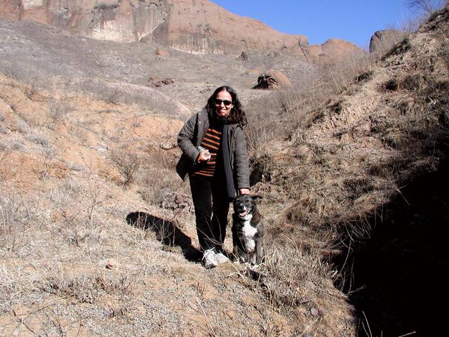 Florence and Oreo at the Point