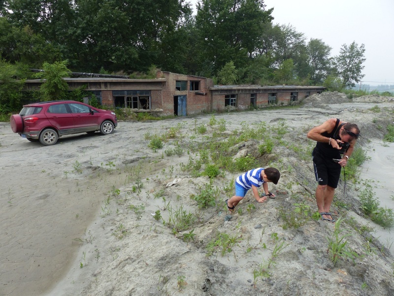 Peter snapping the GPS photo