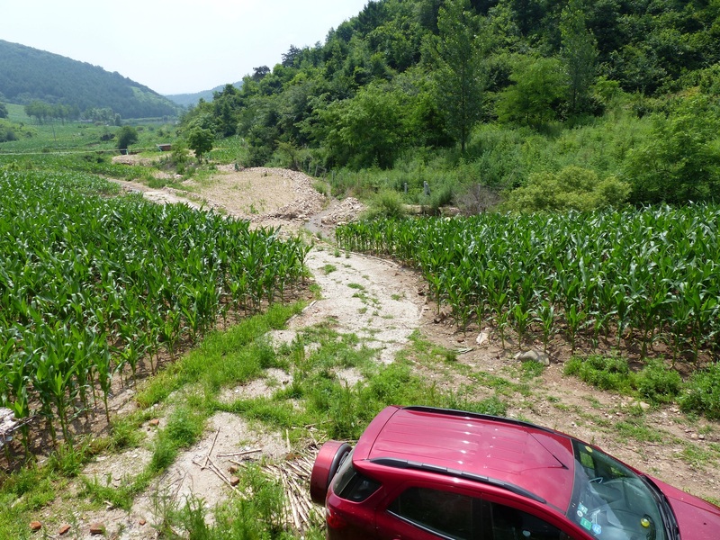 View back down the valley from the second floor