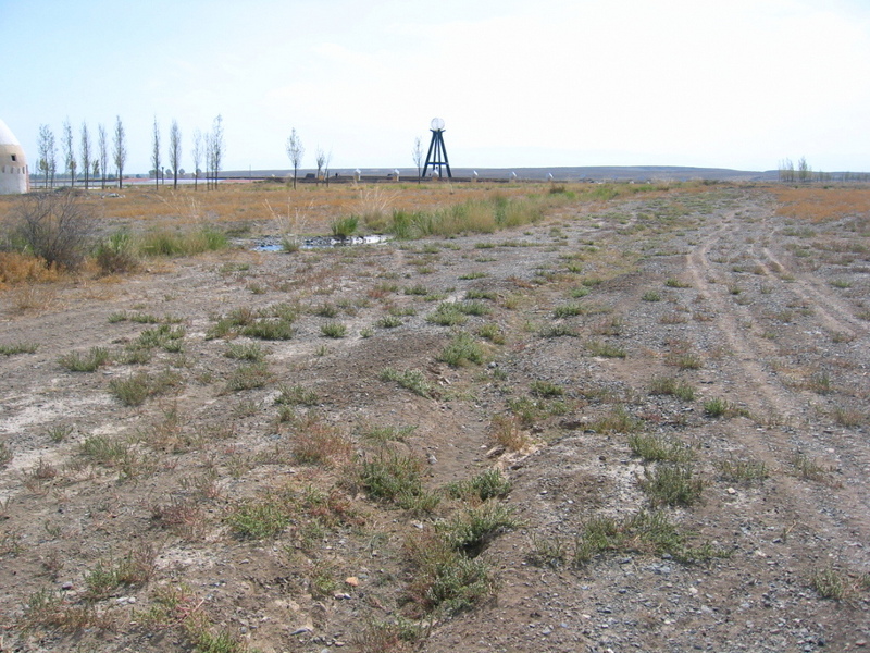 View from WGS84 location to monument