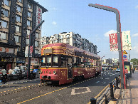 #11: A test tram powered by hydrogen in Hongqi Street business district