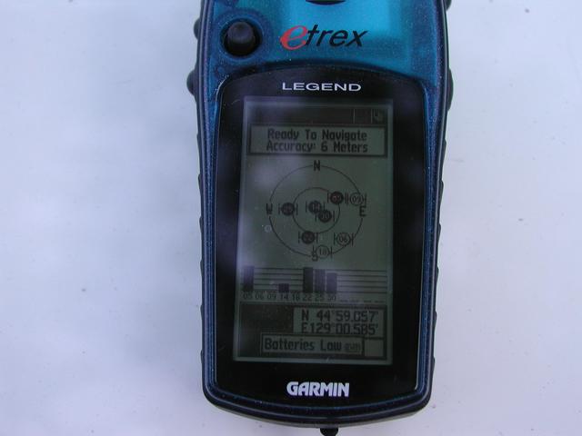 GPS reading