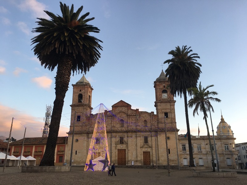 Main square of Zipaquirá