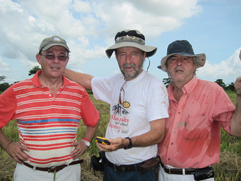 Juan Carlos, Esteban and Pío Vélez Sáenz