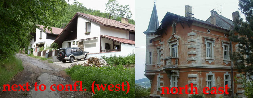 New & old house overlooking Prachatice
