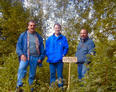 #6: Hans, Martin & Klaus together with reference plate