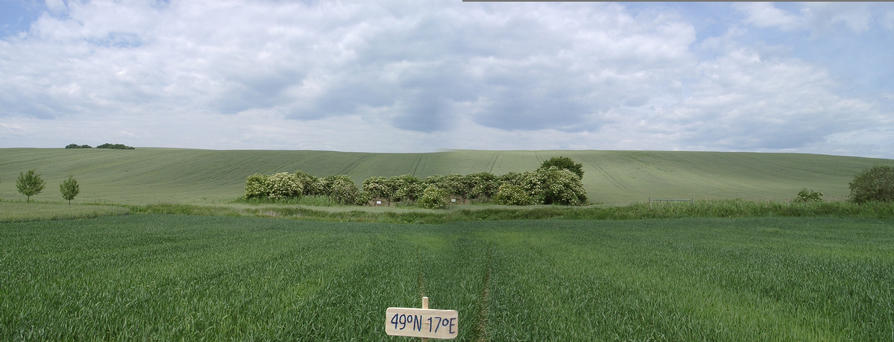 From the confluence – west to north view
