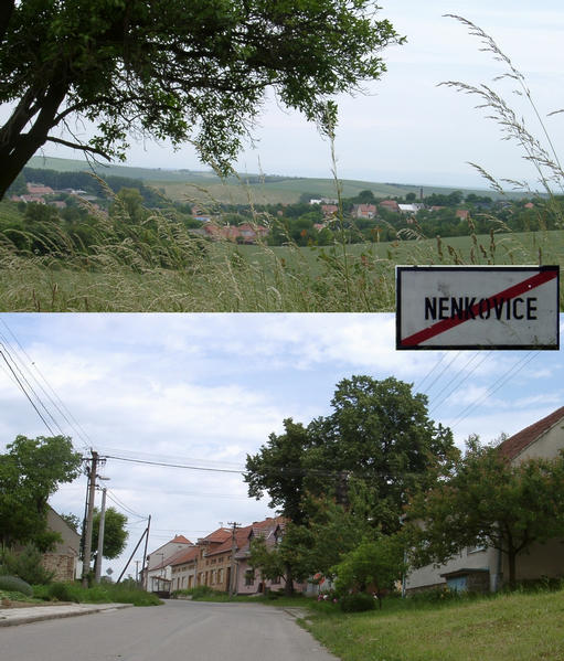 Nenkovice … the village nearby