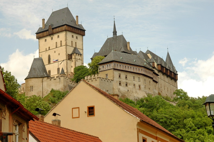 Karlshtein castle. 15 km from CP / Замок Карлштайн в 15 км