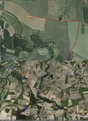#8: My track on the aerial photo (© GEODIS, © Seznam.cz) and the satellite image (© Google Earth 2007)