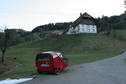 #7: TWIKE in front of the buildings, starting point