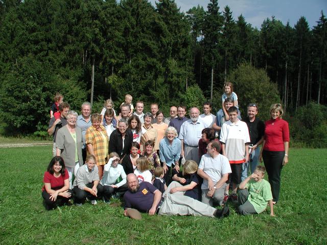 Wenzlertreffen am Punkt / Wenzler-clan at confluence