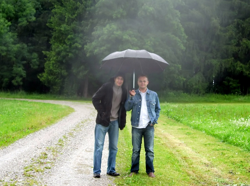 Weather is never an obstacle to visit a confluence point