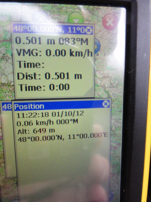 GPS screen