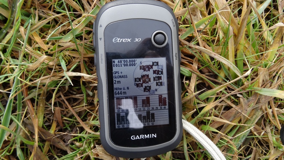 GPS reading at CP 48N 11E