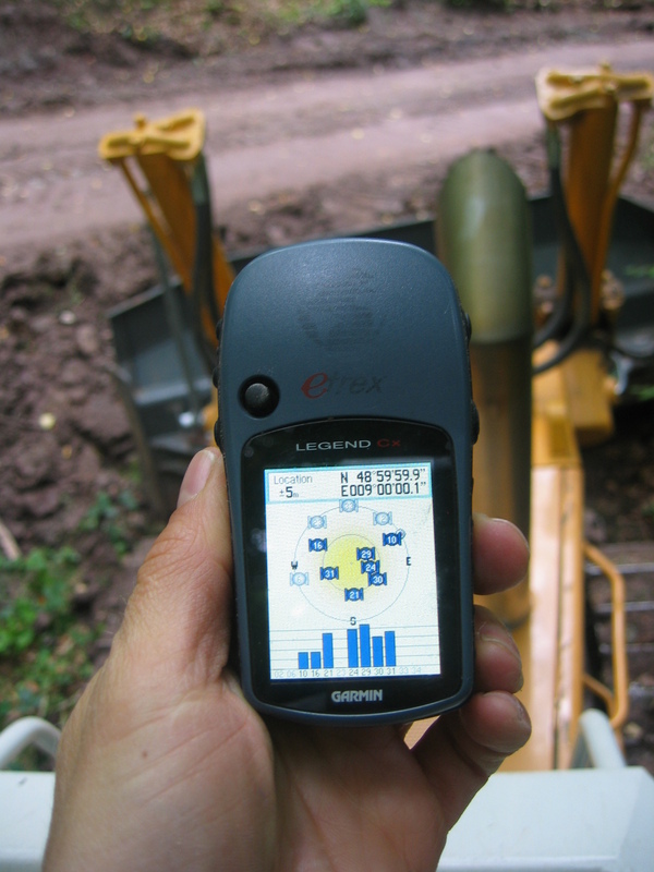 GPS Reading on the Dozer