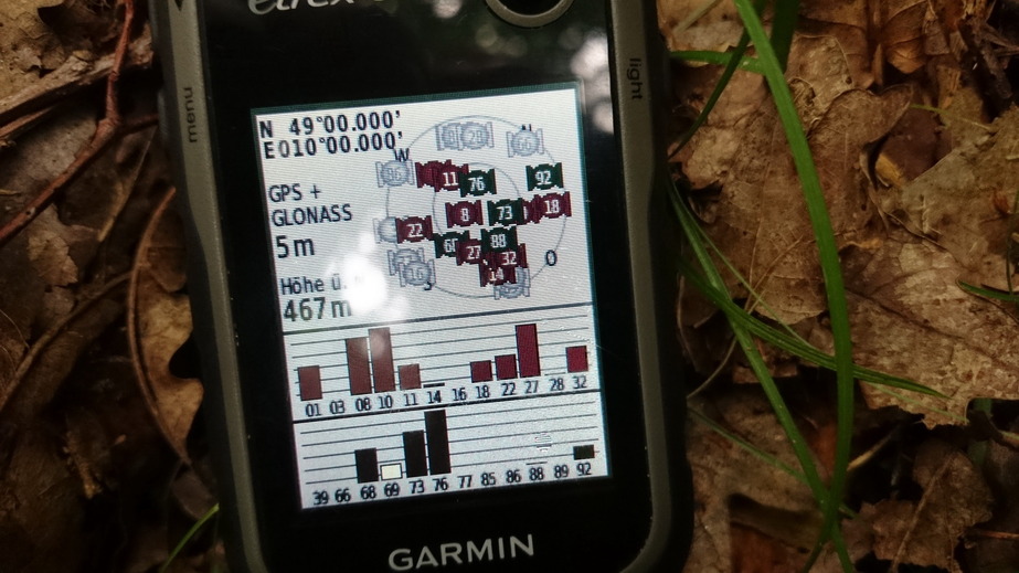 GPS reading