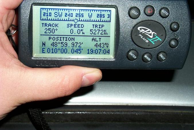 The GPS reciever / Der GPS-Empfänger