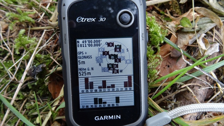 GPS reading at CP 49N 11E
