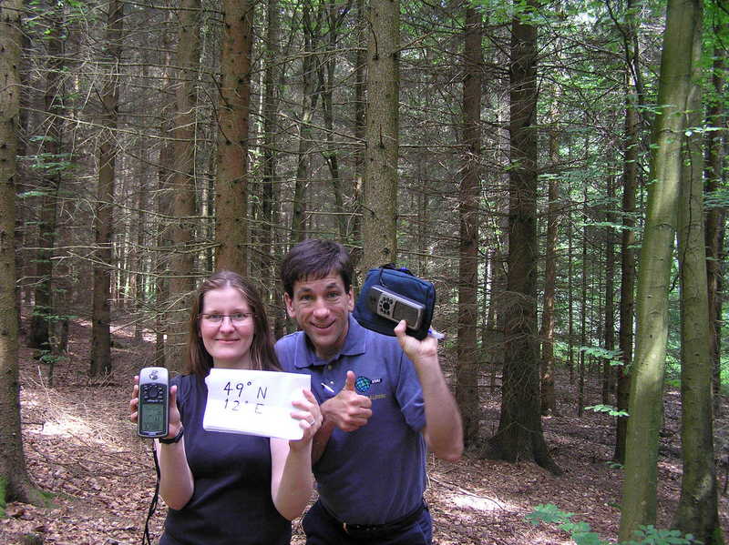 Kathrin Viehrig and Joseph Kerski celebrate wooded centeredness.