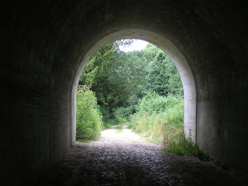 Gateway to The Confluence:  Tunnel under Autobahn, 300 meters east of the confluence.