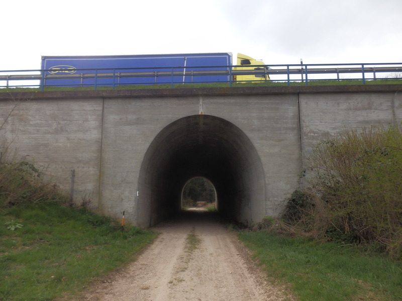 Hiking under the Autobahn