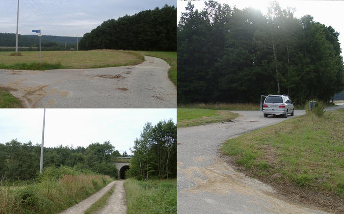 Access route underneath the Autobahn