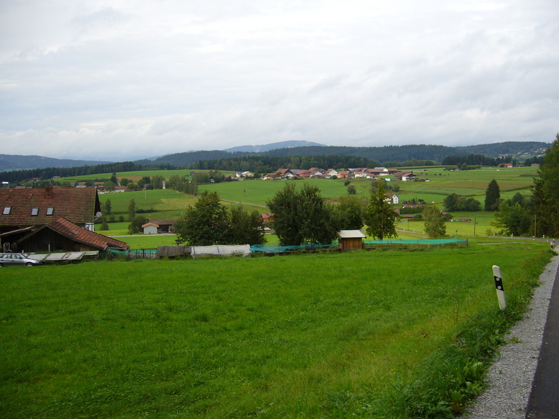 View from my parking place towards noth. CP 110 metres on my right hand side.