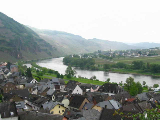 View to the Mosel Valley from Ürzig