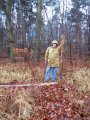 #3: Yours truly at the confluence point -- A3 highway in the background