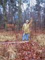 #3: Yours truly at the confluence point -- A3 highway in the background